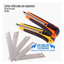 CUTTER REFORZADO CON REPUESTOS