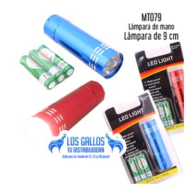 LÁMPARA DE MANO LUZ LED