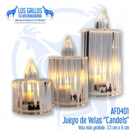 JUEGO DE VELAS "CANDELS"