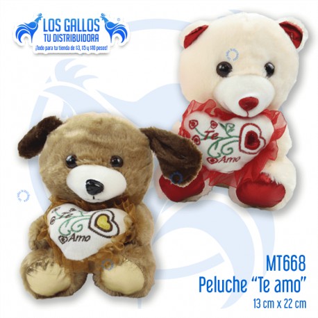 PELUCHE "TE AMO"