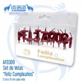 SET VELA FELIZ CUMPLEAÑOS