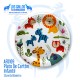 PLATO DE CARTÓN INFANTIL