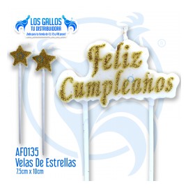 VELAS DE ESTRELLAS