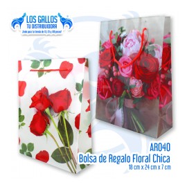 BOLSA DE REGALO FLORAL CHICA