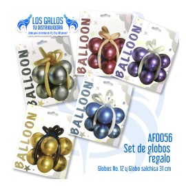 SET DE GLOBOS REGALO