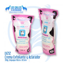 CREMA EXFOLIANTE Y ACLARADOR