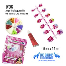 JUEGO DE UÑAS PARA NIÑA