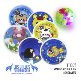 MANOPLAS Y PELOTA DE LUZ