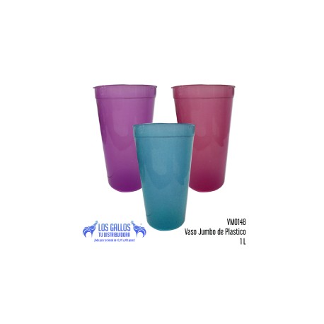 VASO JUMBO DE PLÁSTICO