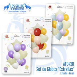 SET DE GLOBOS "ESTRELLAS"