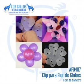 CLIP DE FLOR PARA GLOBOS