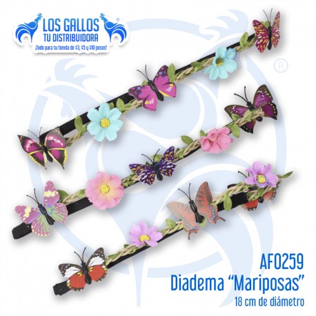 DIADEMA "MARIPOSAS"