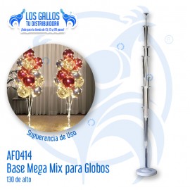 BASE MEGA MIX PARA GLOBOS