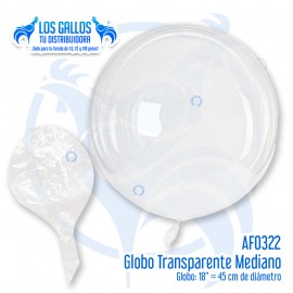 GLOBO TRANSPARENTE MEDIANO