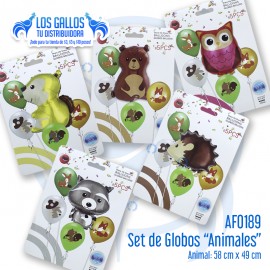 SET DE GLOBOS ANIMALES