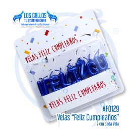 VELAS "FELIZ CUMPLEAÑOS"