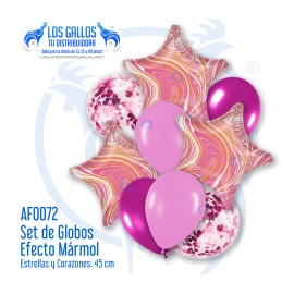 GLOBOS EFECTO MÁRMOL