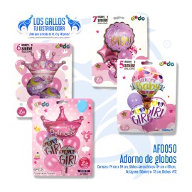 SET GLOBOS METALIZADOS  DE ESTRELLAS