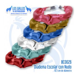 DIADEMA ESCOLAR CON NUDO