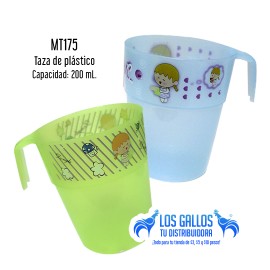 TAZA DE PLÁSTICO INFANTIL