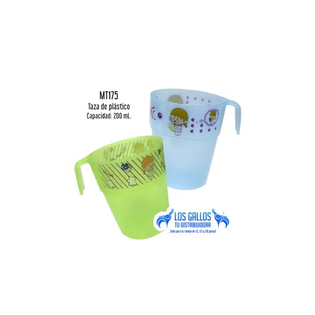 TAZA DE PLÁSTICO INFANTIL