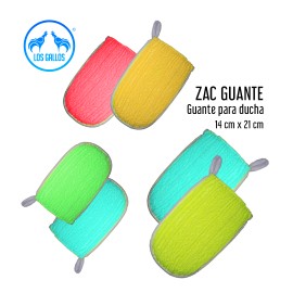 ZACATE GUANTE COLORES