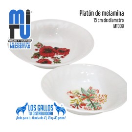 PLATO DE MELAMINA MEDIANO